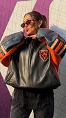 Shop Alannah Davidson Chicago Bears Leather Jacket