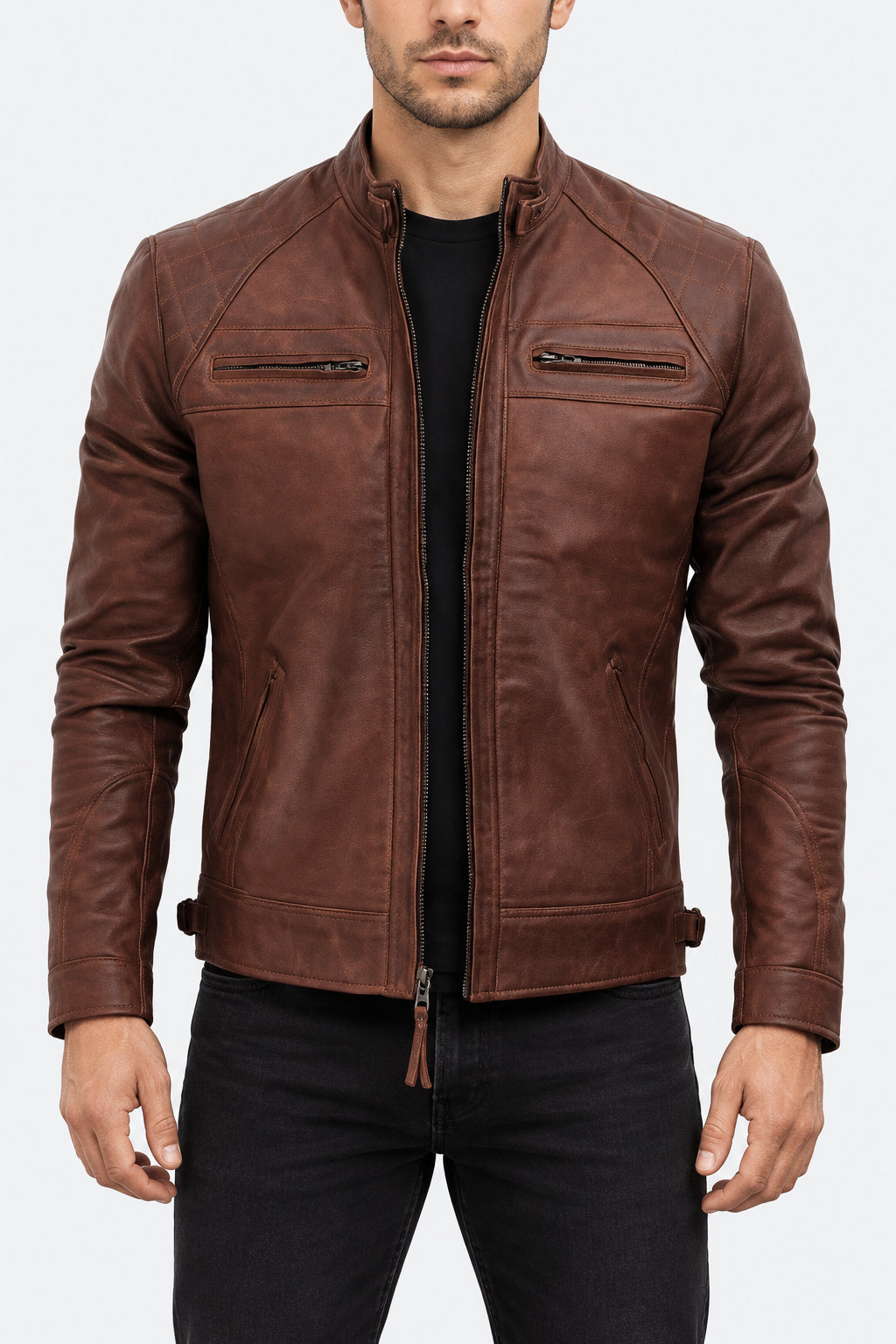Rider's Rebel Riveted Racer leather jacket