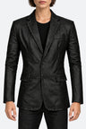Royal Blaze Medieval Leather Blazer coat