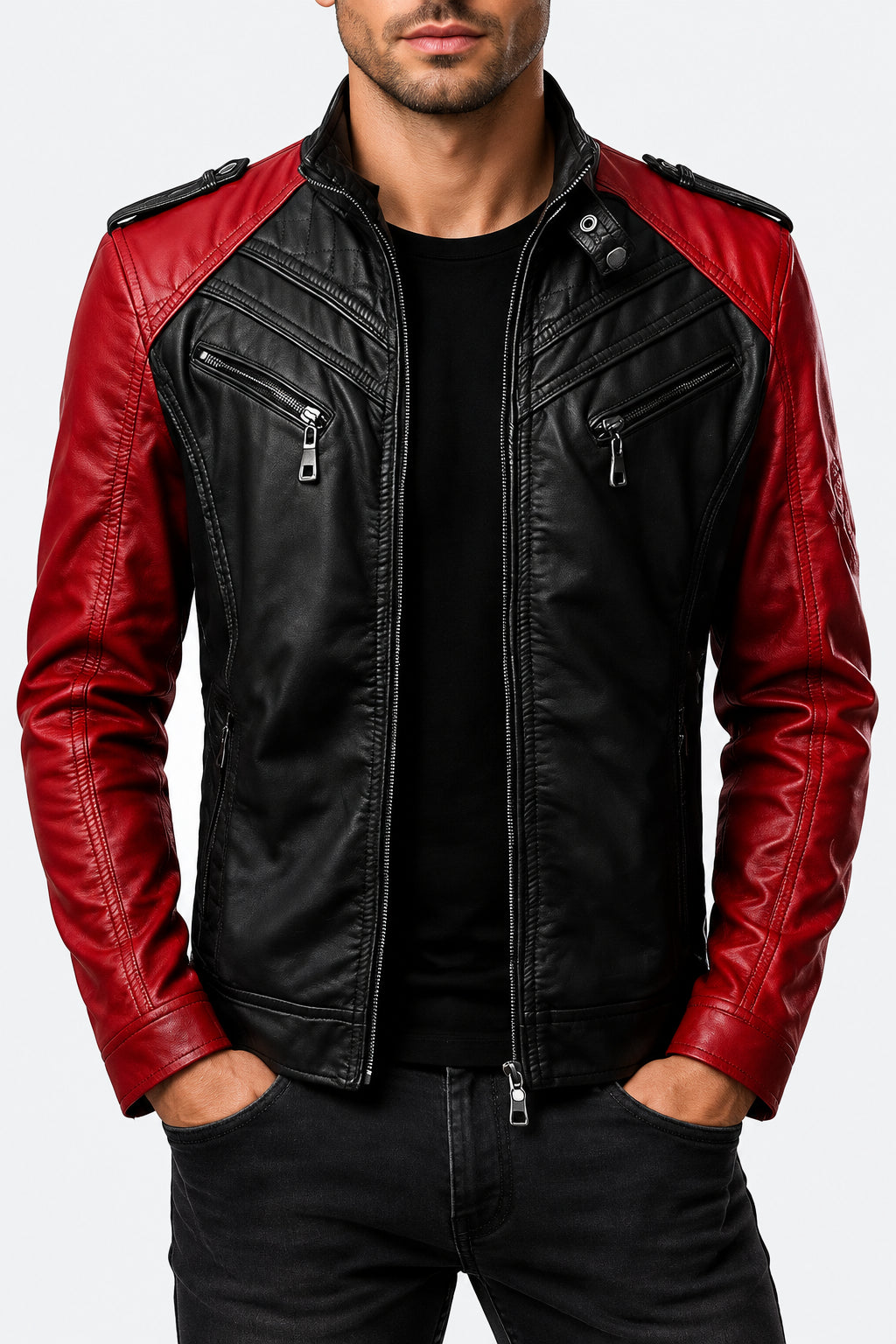 Shop Mens Black Leather Jacket
