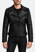 The Cozy Stitch leather jacket