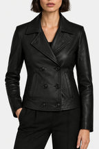 Women Premium Black Leather Jacket