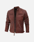 Sleek and Stylish Rider's Rebel Racer Jacket for Men 