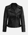 Women's Biker Leather Jacket - American Style