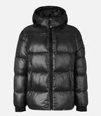 Classic men's hooded puffer outerwear in American style
