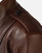 Spanish Brown Katherine Heigl Leather Jacket - Perfect for any occasion in USA