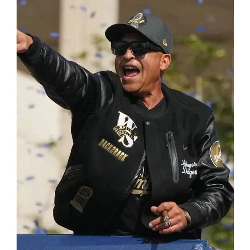 Dave Roberts Los Angeles Dodgers Varsity Jacket
