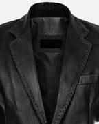 Elegant and stylish medieval leather blazer, now available in the USA