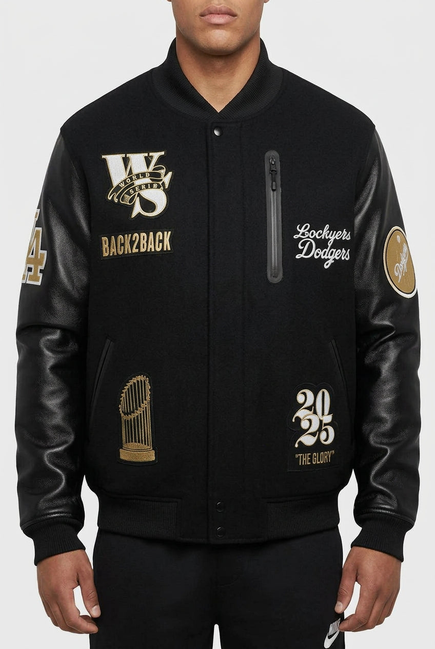 Dave Roberts Los Angeles Dodgers Varsity Jacket