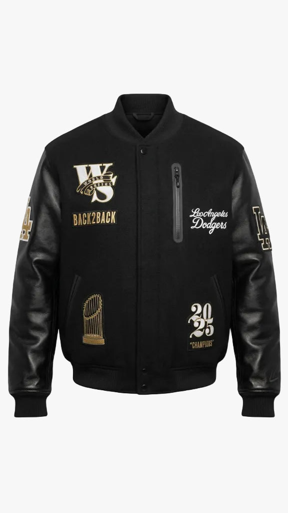 Dave Roberts Los Angeles Dodgers Varsity Jacket